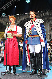 Eröffnung des Stadtgründungsfest 2011 am 18.06. mit Kini (©Foto: Martin Schmitz)